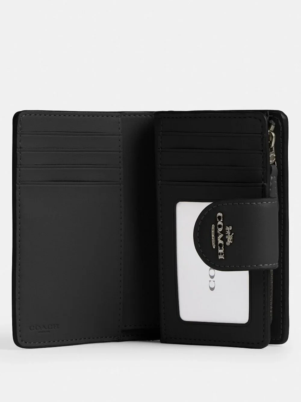 Coach Outlet Medium Corner Zip Wallet In Signature Canvas